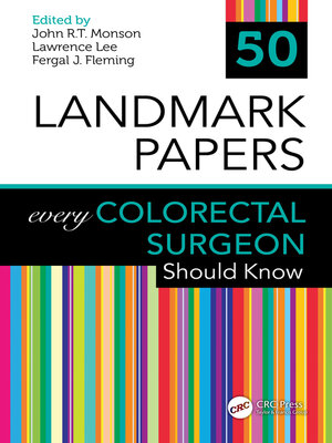 cover image of 50 Landmark Papers every Colorectal Surgeon Should Know